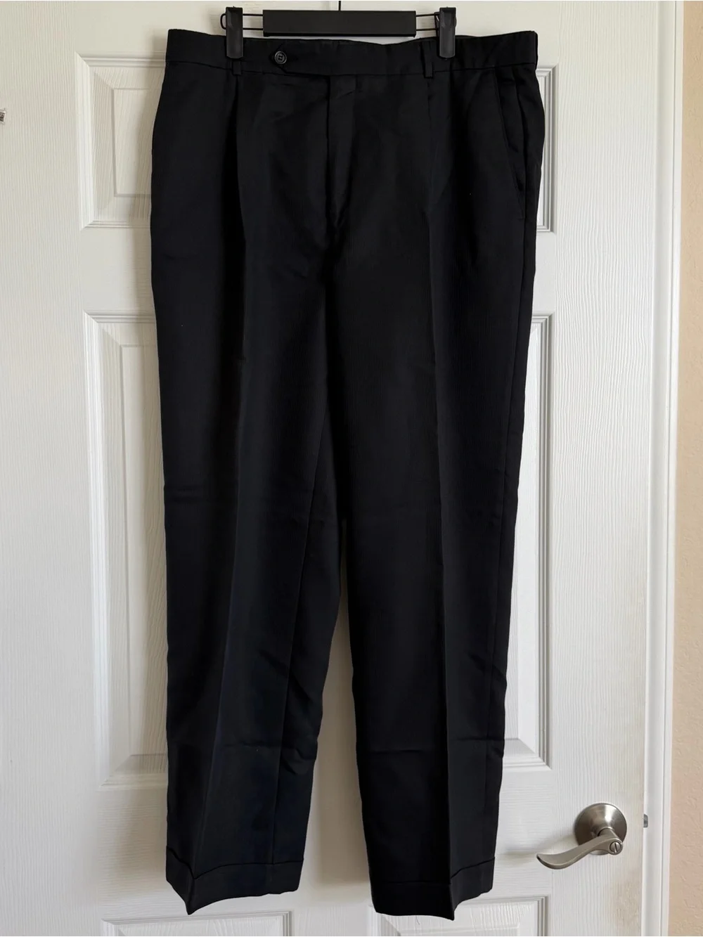 Men's Black Dress Pants – Classic Tailored Fit